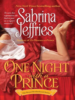 cover image of One Night With a Prince